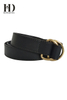 Mens Leather Belt with D-Ring