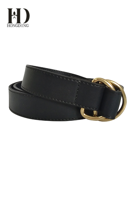 Mens Leather Belt with D-Ring