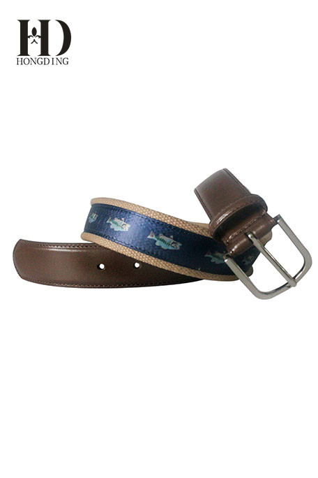 Mens Webbing Canvas Belt