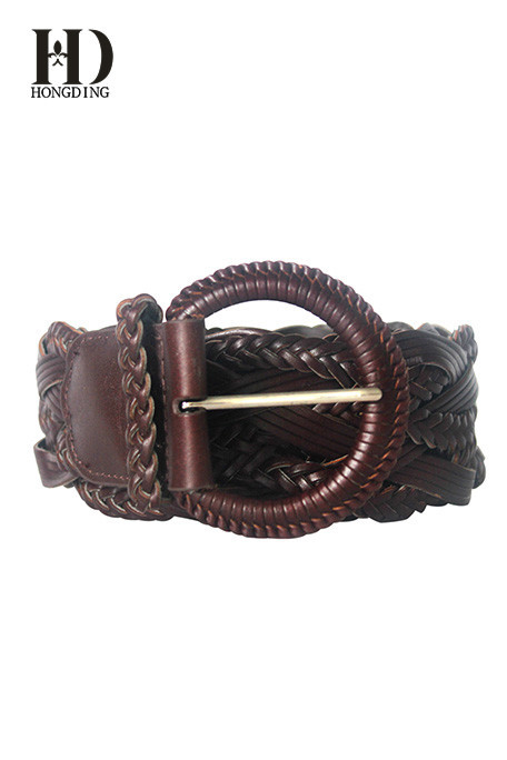 Women's Braided Leather Belt