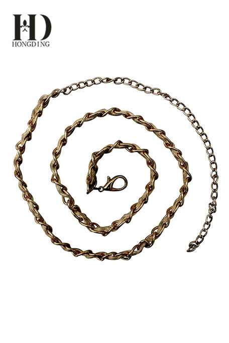 Womens gold chain link belt for sale