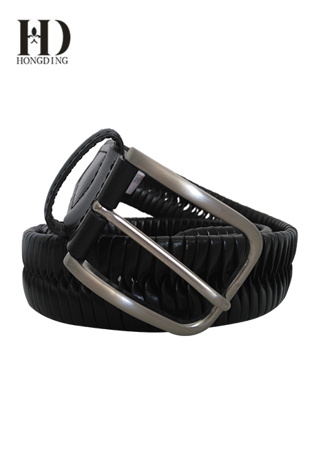 Men's Braided Belt Black