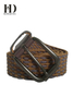 Mens Elastic Fabric Belt With Gun Roller Buckle
