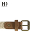 Mens Fabric Belt with Buckle