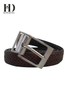 Maroon Braided Leather Belts for Men