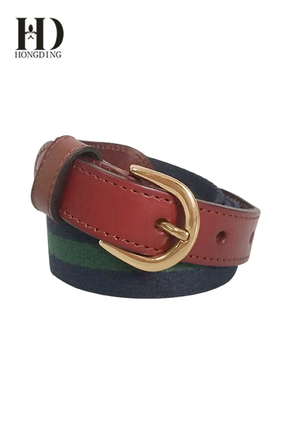 Mens Fabric Belt with Dring