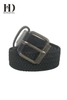 Mens Black Fabric Belt