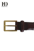 Mens Maroon Braided Leather Belt