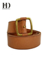 Genuine Brown Leather Belt for Women