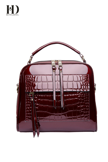 Crocodile Grain of Paint Handbags 