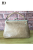 HongDing Brown PU Leather Women Handbag