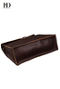 HongDing Coffee Backpacks Retro Shoulder bags High Quality Genuine Leather Handbags For Men