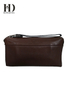 Mens leather clucth Bag Comes With Zipper strap