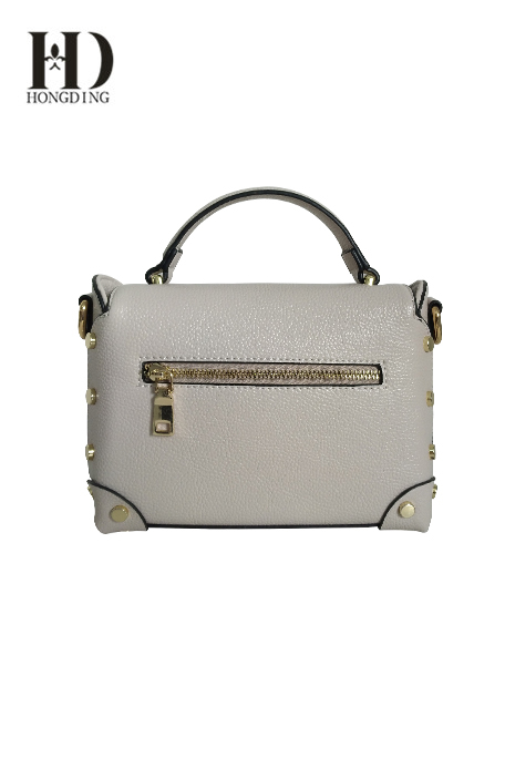White Womens Classy Satchel Handbag