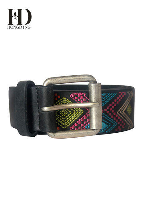 Brown Faux leather Belt For Men