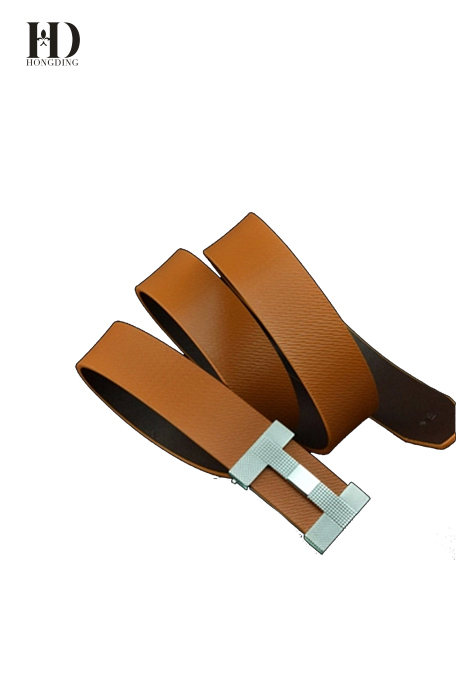 HongDing Multicolor PU Split Cowhide Leather Belts with Alloy Slide Buckle for Men