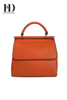 Orange Womens Classy Satchel Handbag
