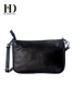 Black leather Fashion handbag