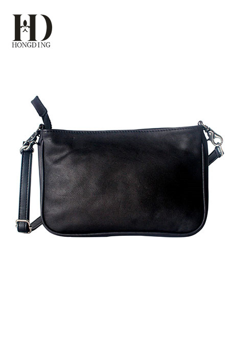 Black leather Fashion handbag