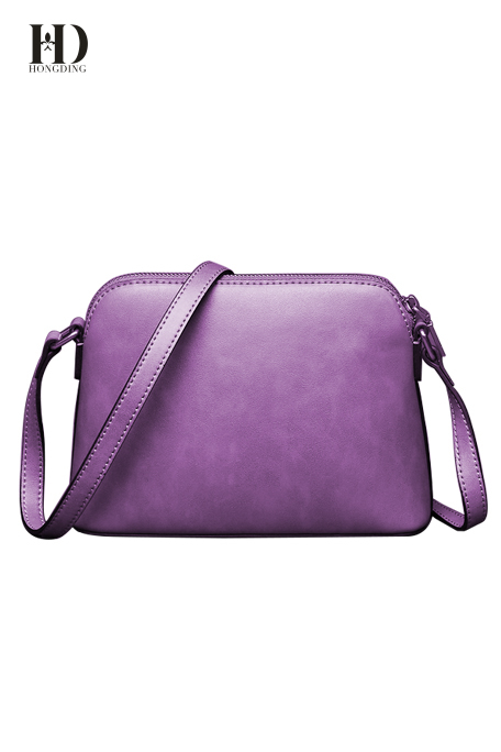 HongDing Multi-Color Genuine Leather Shoulder Bags for Women with Adjustable Shoulder Strap