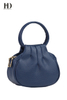 HongDing Blue Mini High Quality PU Leather Handbags For Women