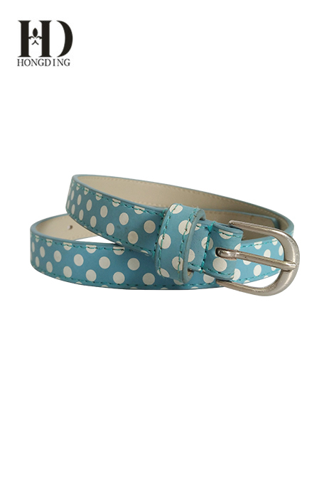 Girls belts with round-shaped decoration