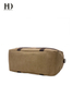 HongDing Khaki Big Capacity Shoulder Bags Canvas Travel Handbags for Men