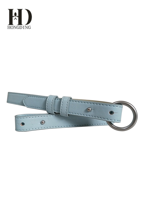 Candy Synthetic Leather Women Skinny Butterfly Waist Belt