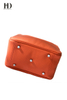 HongDing Orange Color Lindy Bag High-Quality PU Leather Handbags with Shoulder Strap for Women