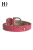 Red Children's Belts with shining stone