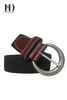 Customized Mens Braided Leather Belts