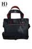 Blue Leather Briefcase PU Leather Shoulder Bag Laptop