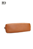 HongDing Light Brown Fashion Genuine Cowhide Leather Handbags with Shoulder Strap for Women