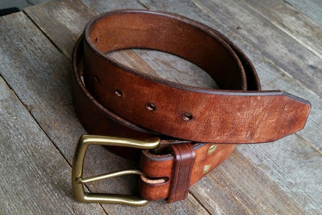 What is a Raw Leather Belt?