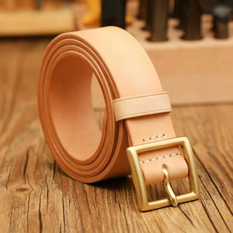 Vegetable Tanned Leather Belts
