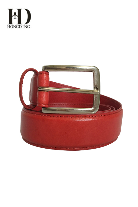 Men's Leather Belt with Stretch