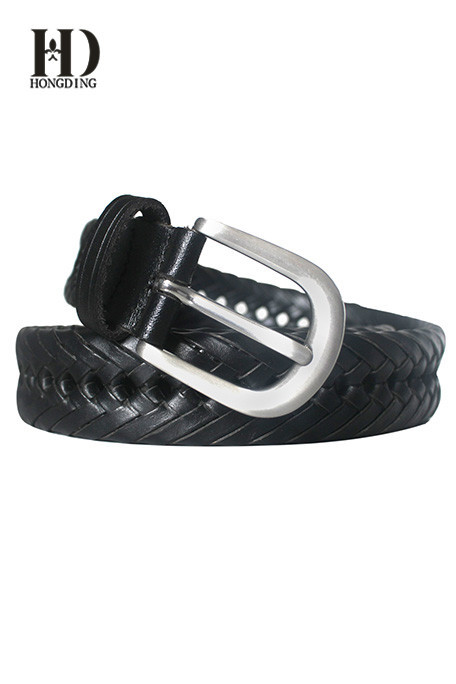 Black Braided Belts for Men