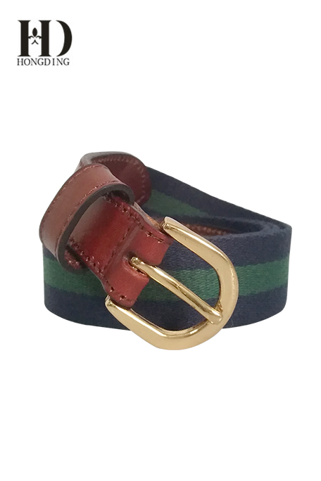 Mens Fabric Belt with Dring