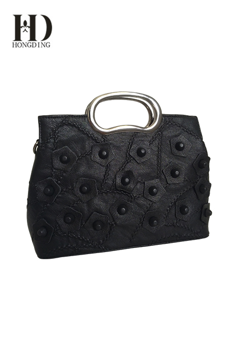 Ladies PU Fashion Black Handbag